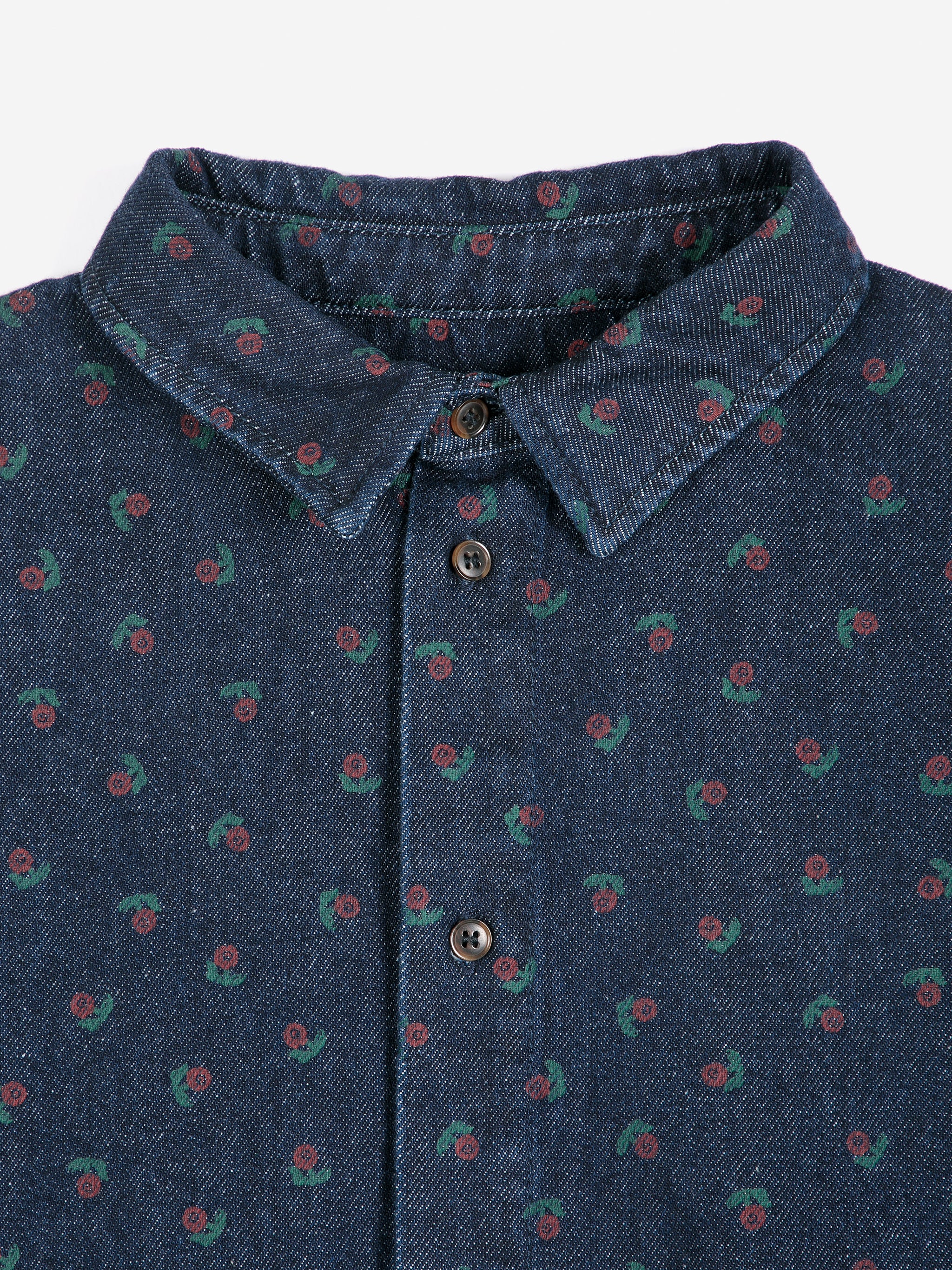 Swamp Whirl all over light denimshirt