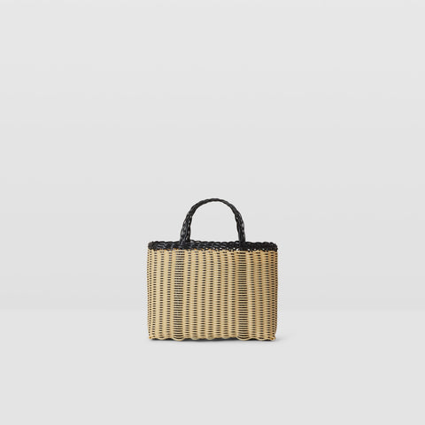 Mini Tote | Black + Cream