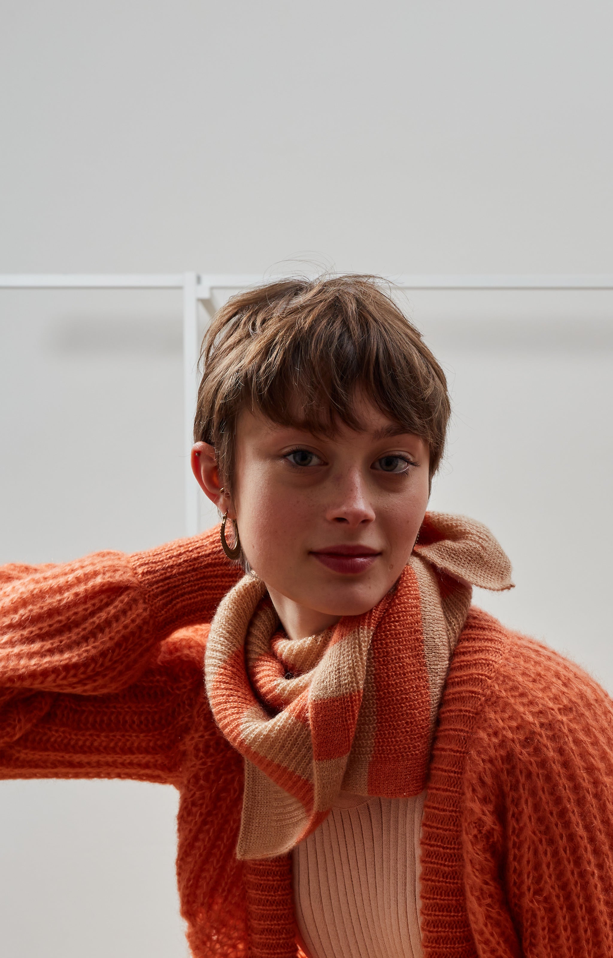 Cloud striped foulard