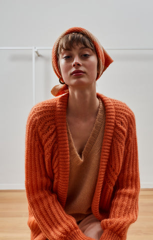 Puffy cardigan