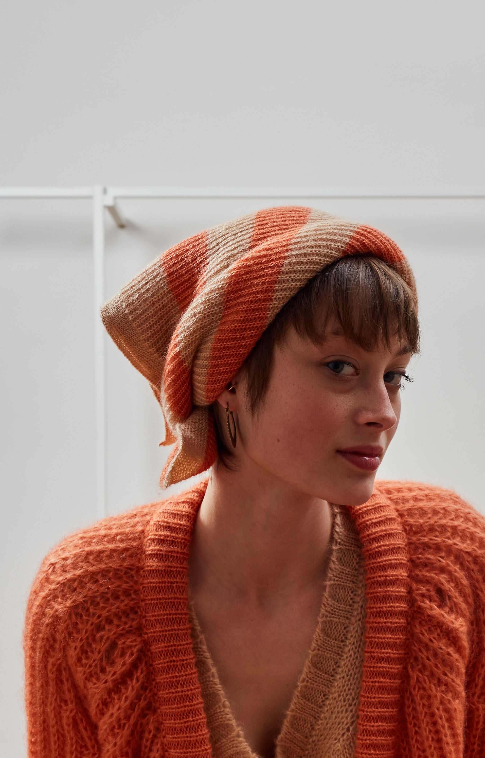 Cloud striped foulard