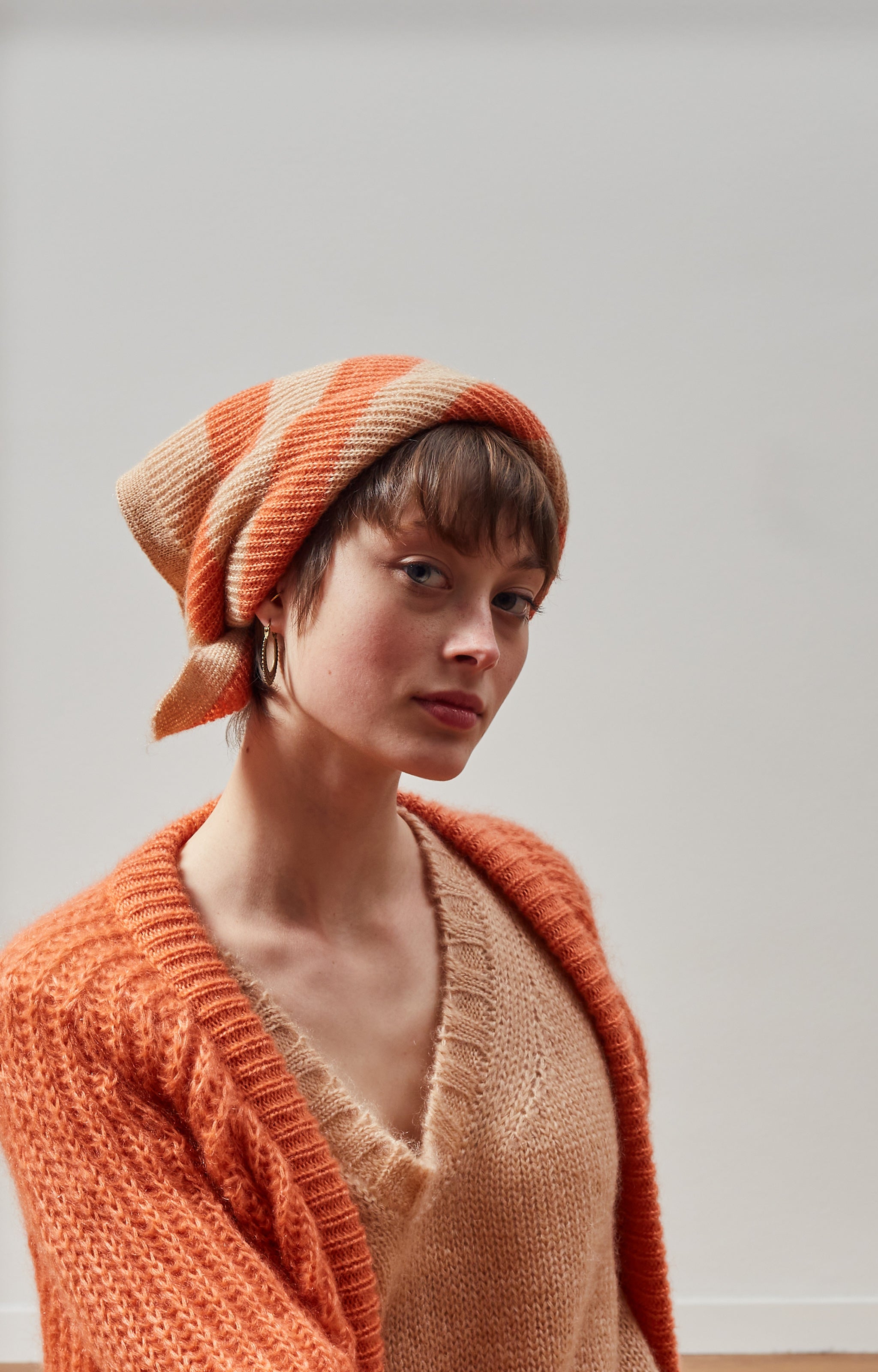 Cloud striped foulard