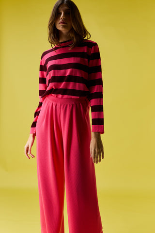 Striped unisex t-shirt