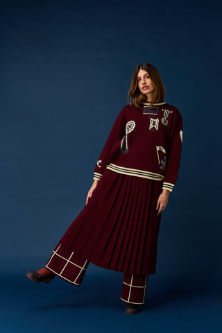 Pleated skirt