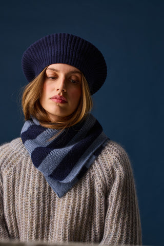 Cloud striped foulard
