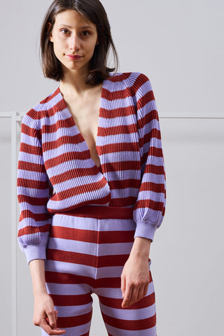 Stripy cardigan