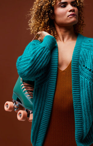 Cardigan puffy