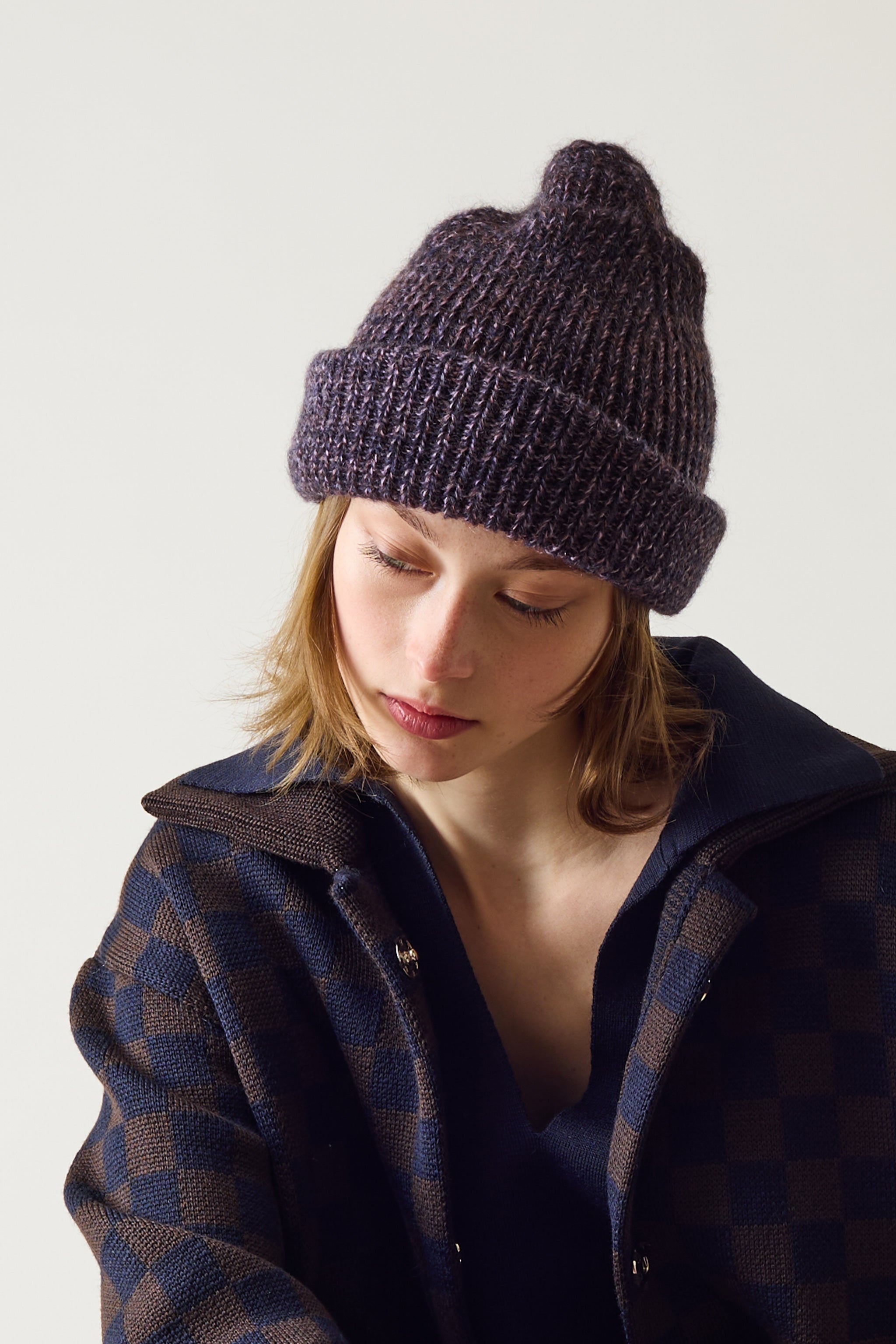 Cloud holographic beanie