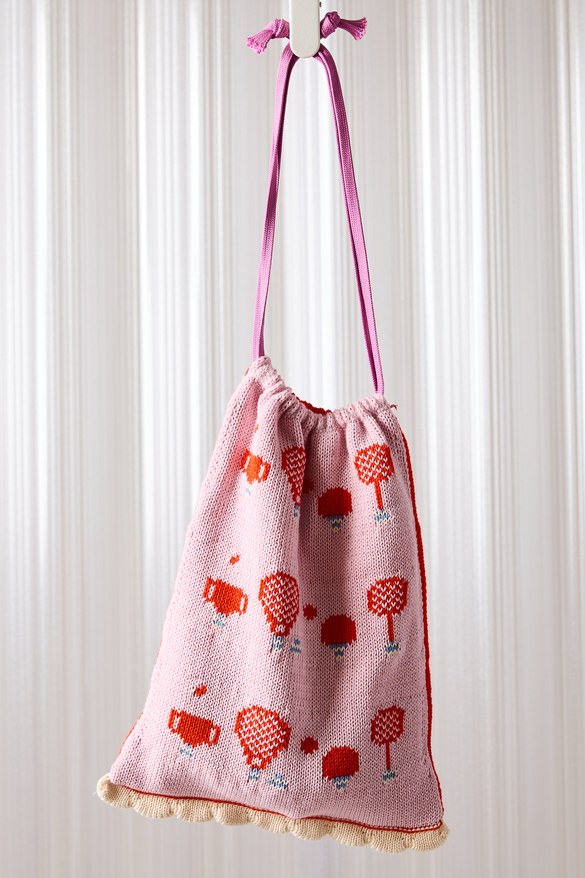 Cup bag — Rosso / Rosa