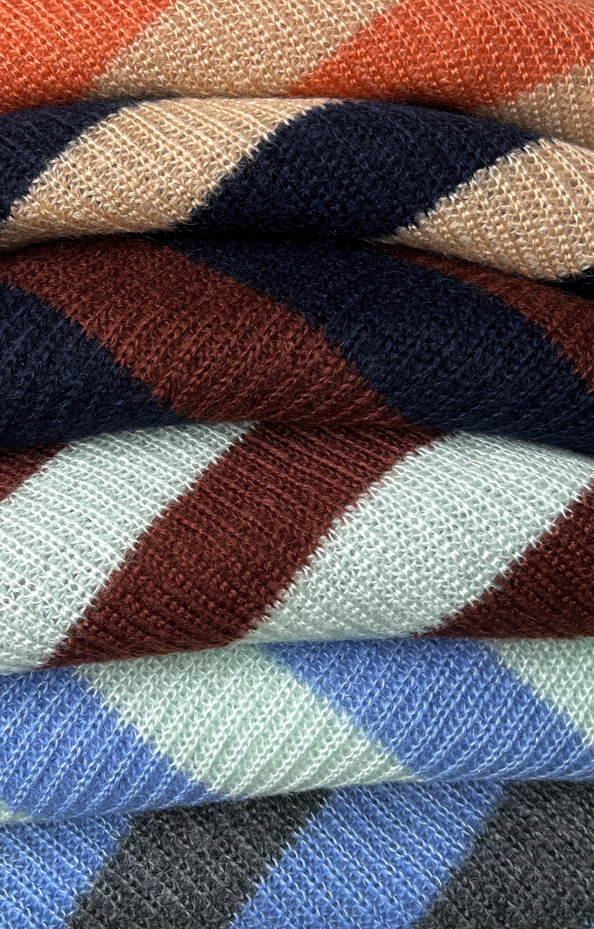 Cloud striped foulard