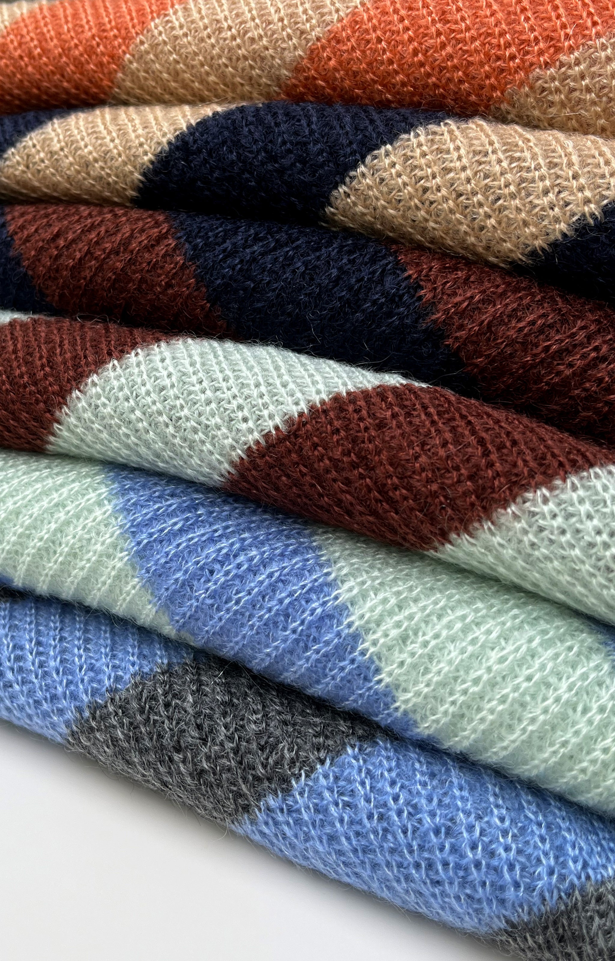 Cloud striped foulard