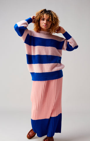 Striped cloud jumper