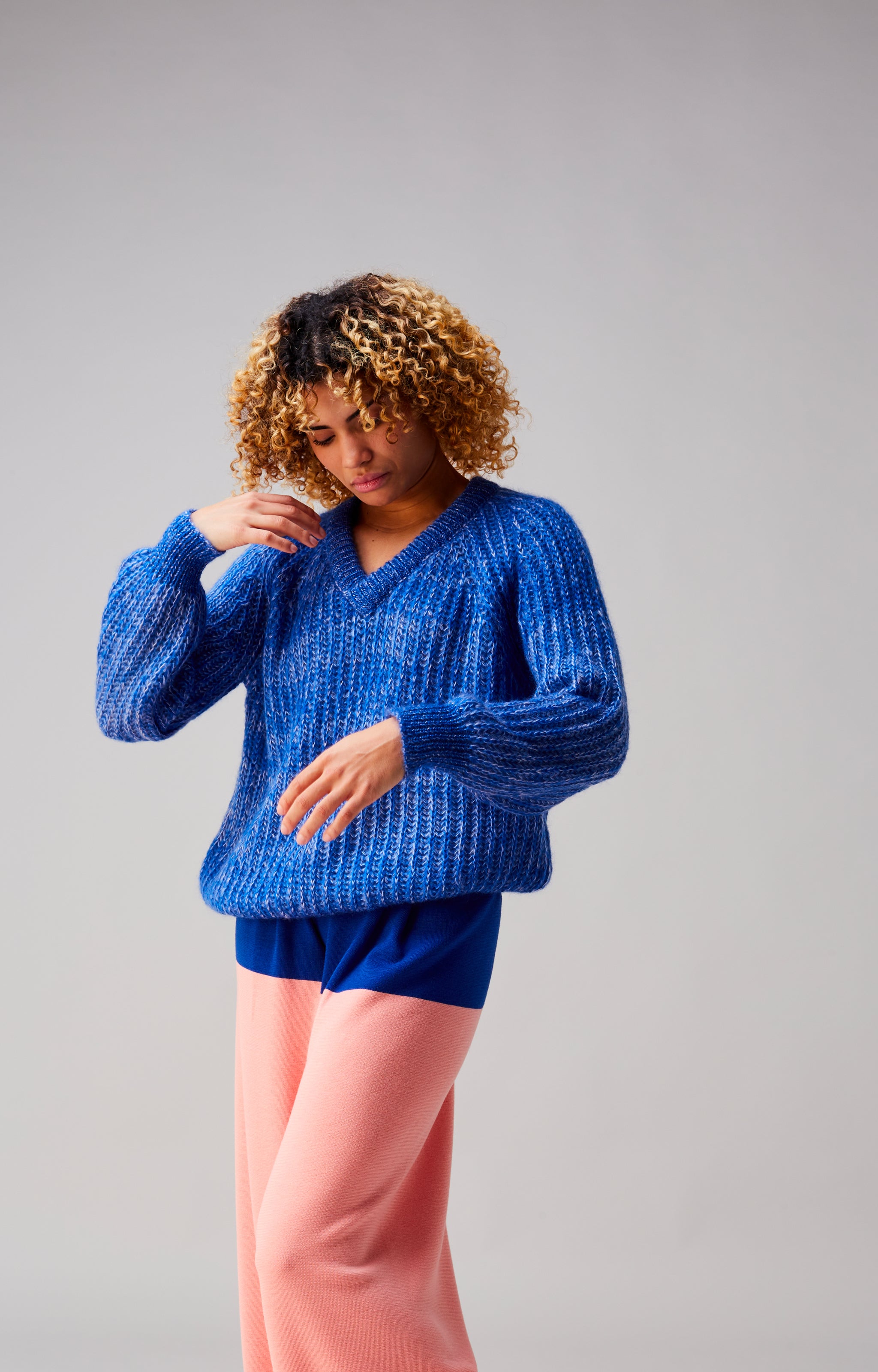 Mélange cloud sweater