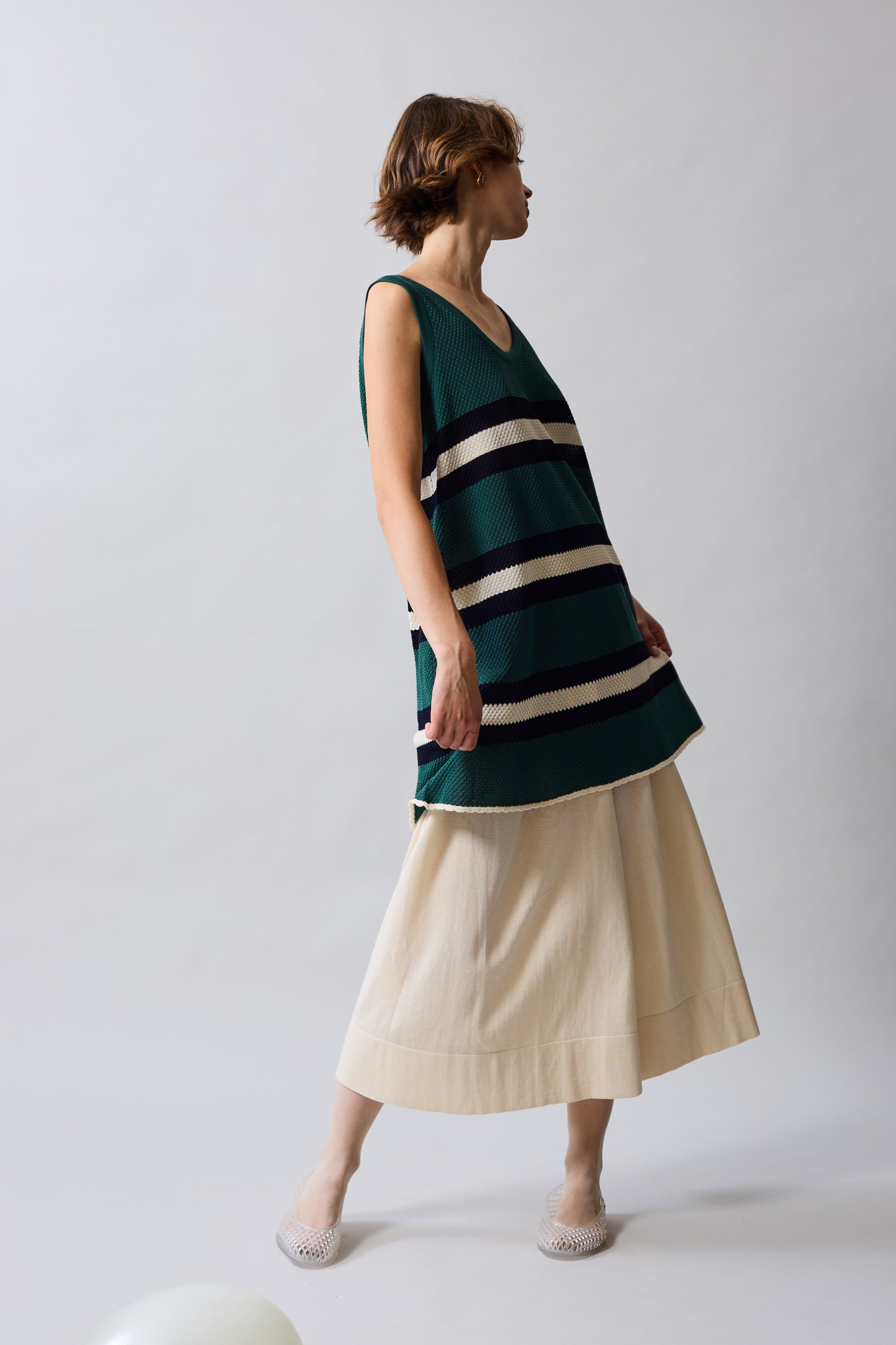 Wide divided skirt
