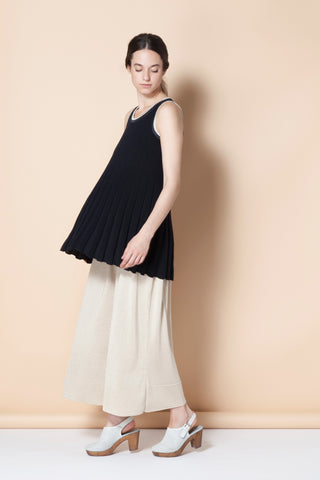 Pleated long top